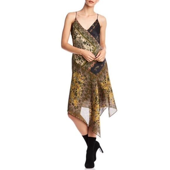 Bailey 44 Paisley Print Asymmetrical Eleanora Dress - Picture 1 of 11